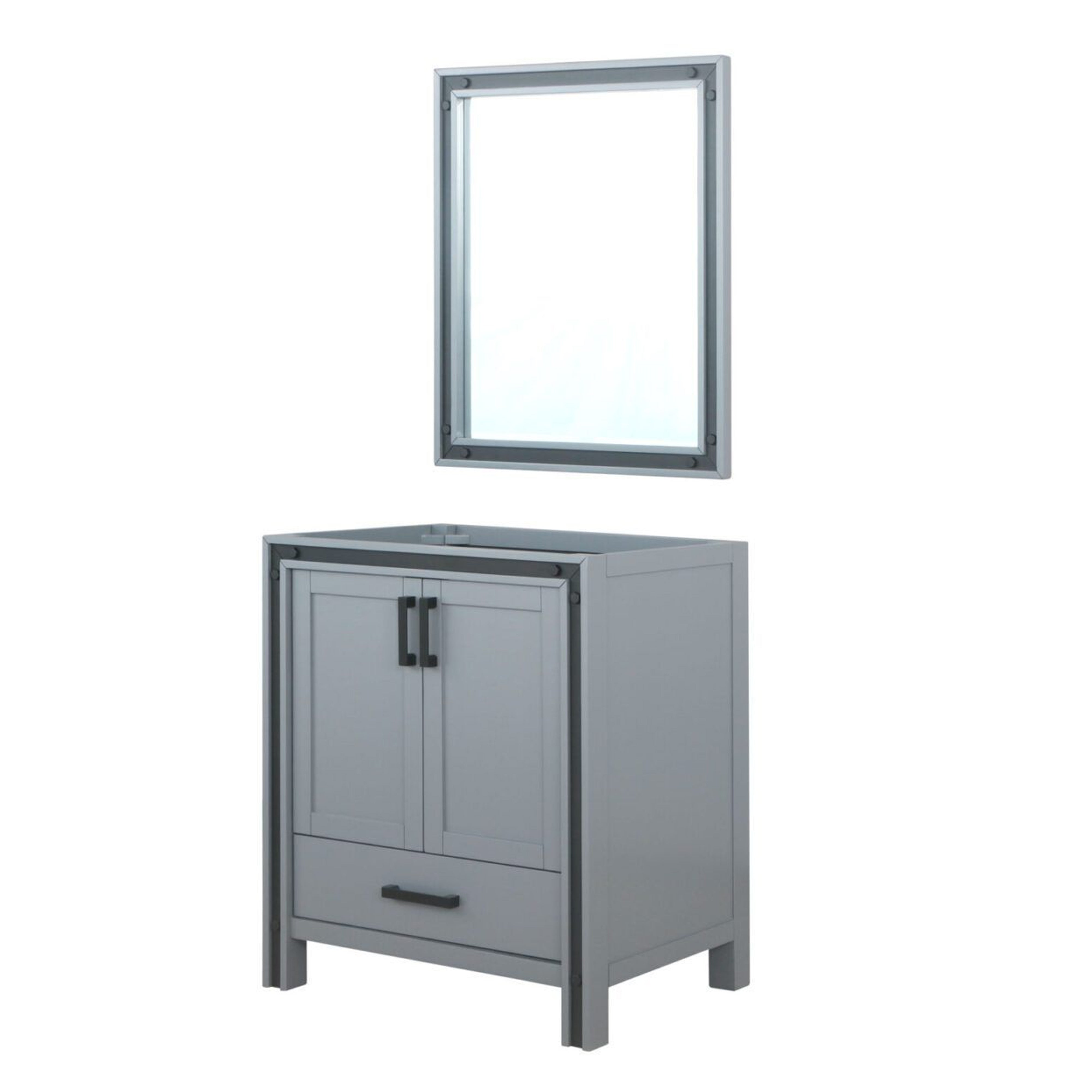 Ziva 30 in W x 22 in D Dark Grey Bath Vanity