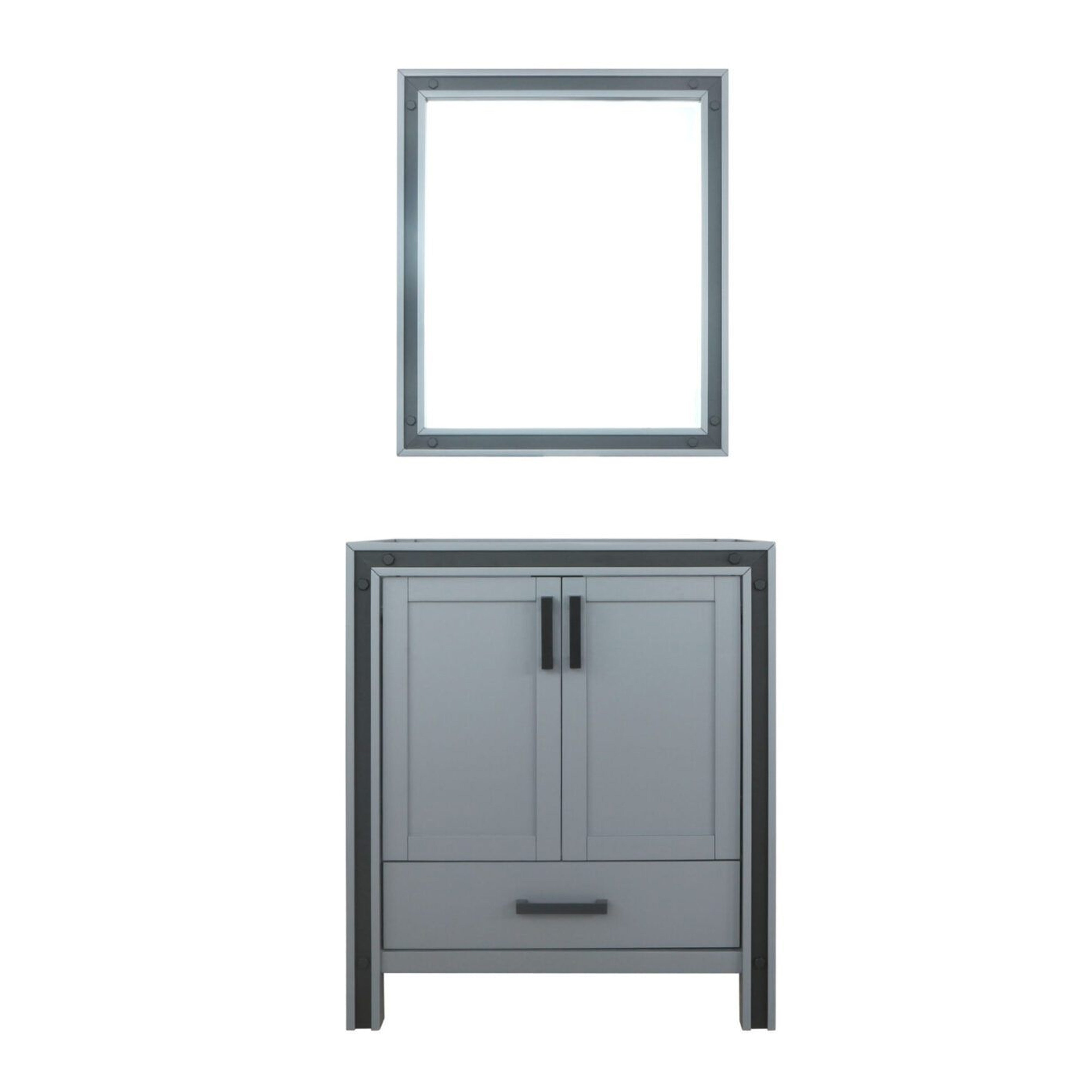 Ziva 30 in W x 22 in D Dark Grey Bath Vanity
