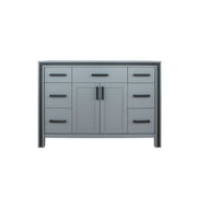 Ziva 48 in W x 22 in D Dark Grey Bath Vanity
