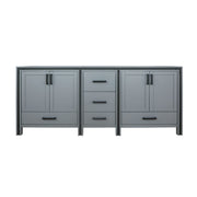 Ziva 80 in W x 22 in D Dark Grey Double Bath Vanity