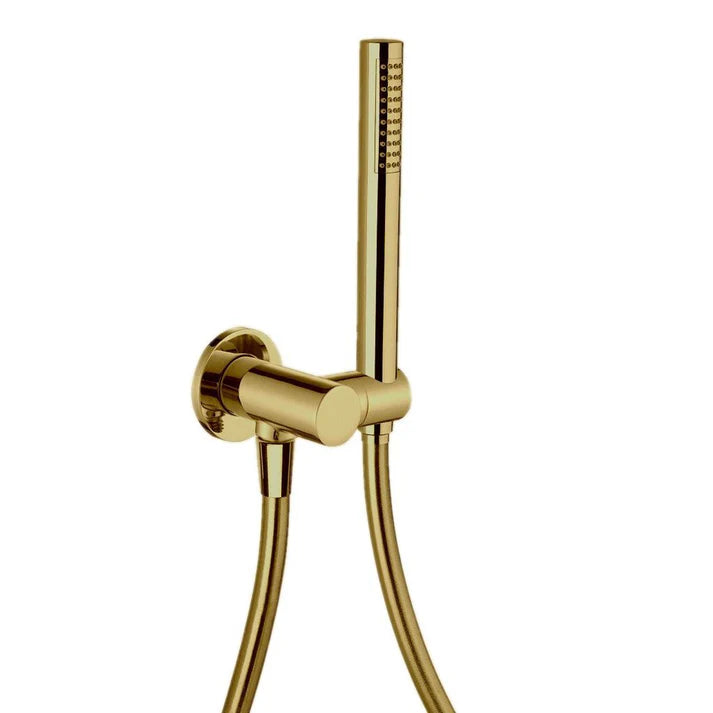 LaToscana LaToscana Matt Gold Hand Shower Kit – RDOK440 | Wall-Mounted Brass