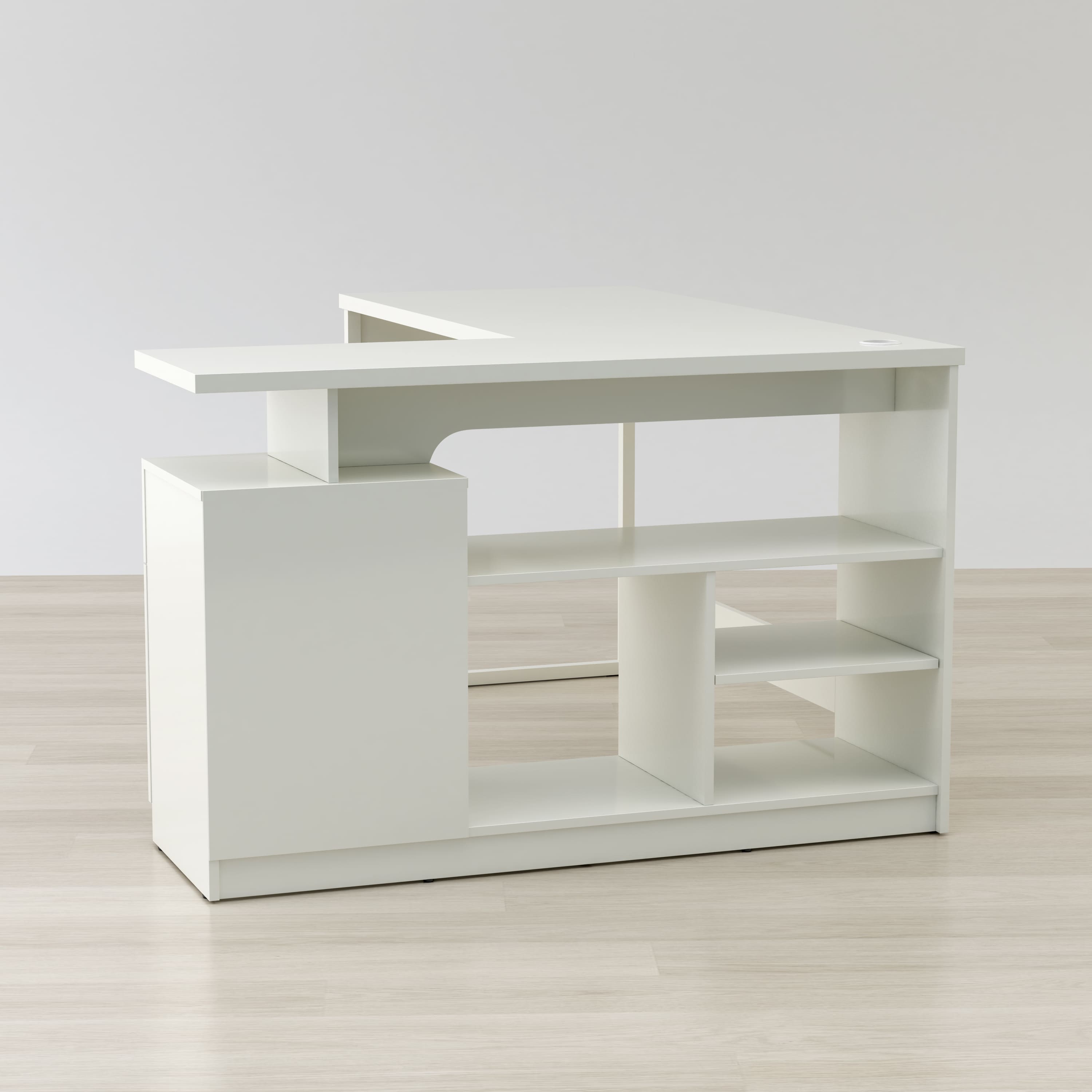 Lexi 55" L-Shaped Corner Desk