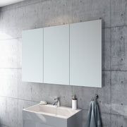 Tri-view flat edge Medicine Cabinet