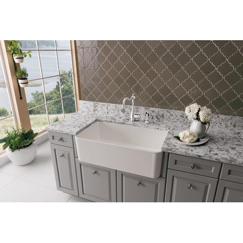 Top Knobs Somerset Button Faced Knob