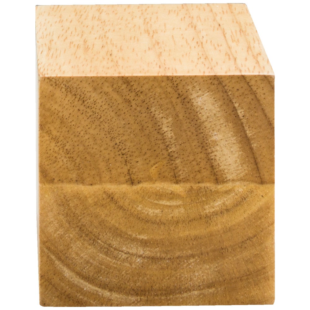 Hardware Resources 3" W x 3" D x 6-1/4" H Rubberwood Inside Corner Cornice Block
