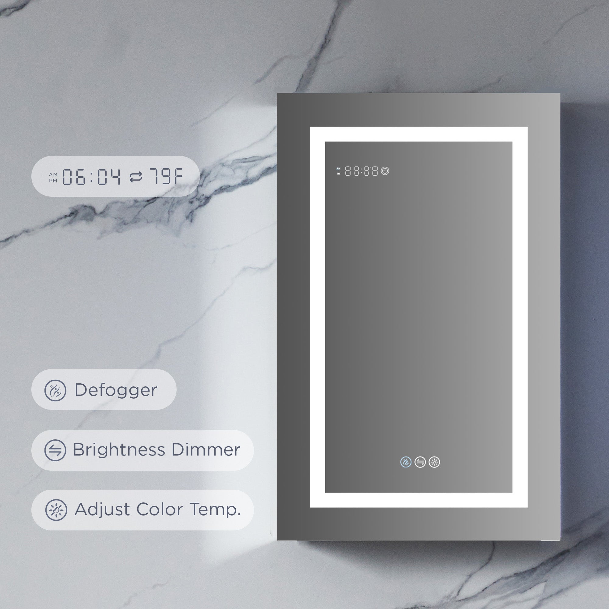 Blossom Asta Led Medicine Cabinet MCL2