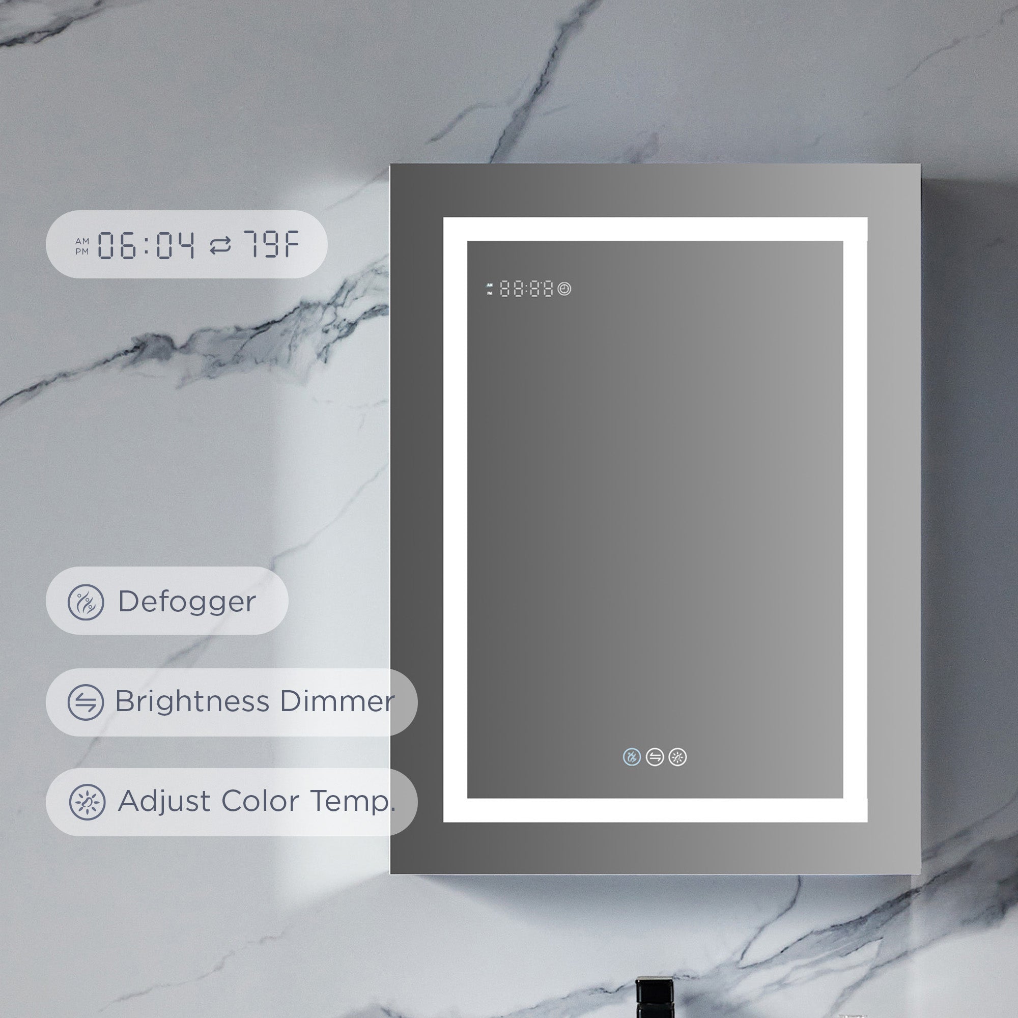 Blossom Asta Led Medicine Cabinet MCL2