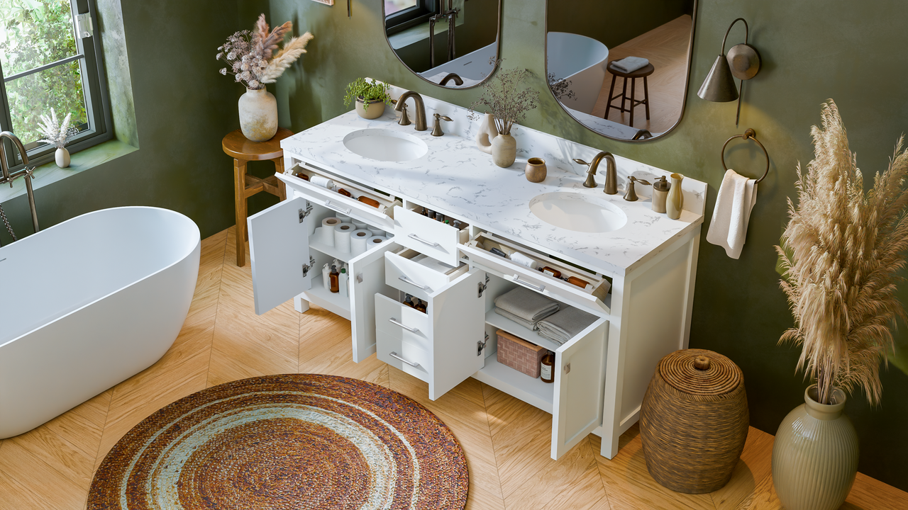 Caroline 72" Double Bath Vanity