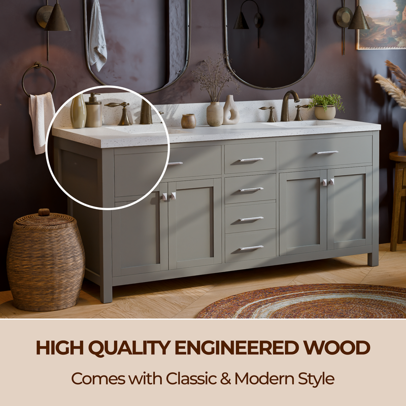 Caroline 72" Double Bath Vanity