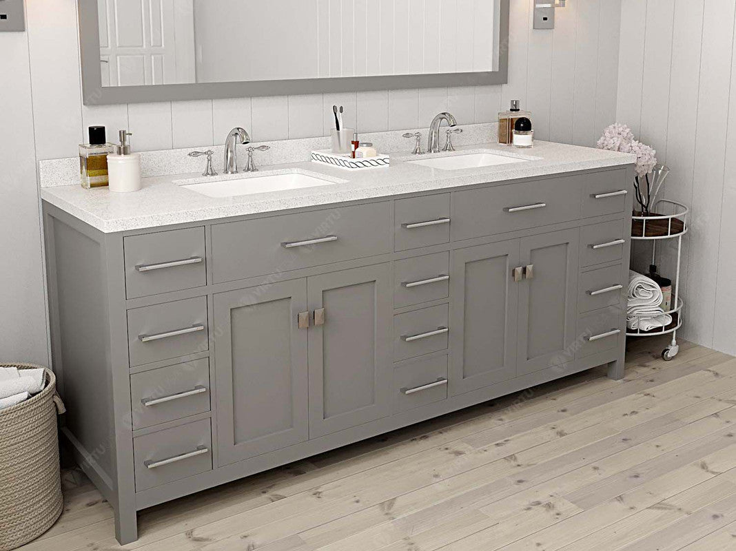 Caroline Parkway 78" Double Bath Vanity