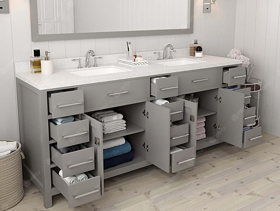 Caroline Parkway 78" Double Bath Vanity