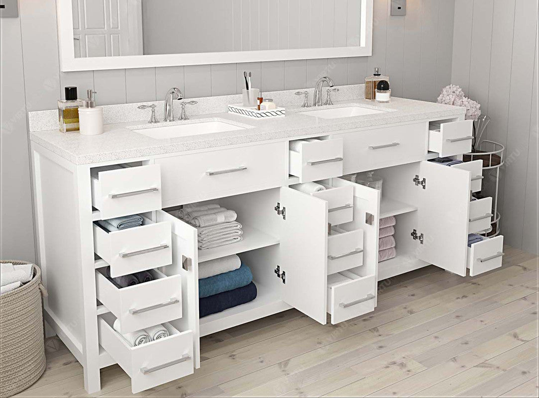 Caroline Parkway 78" Double Bath Vanity