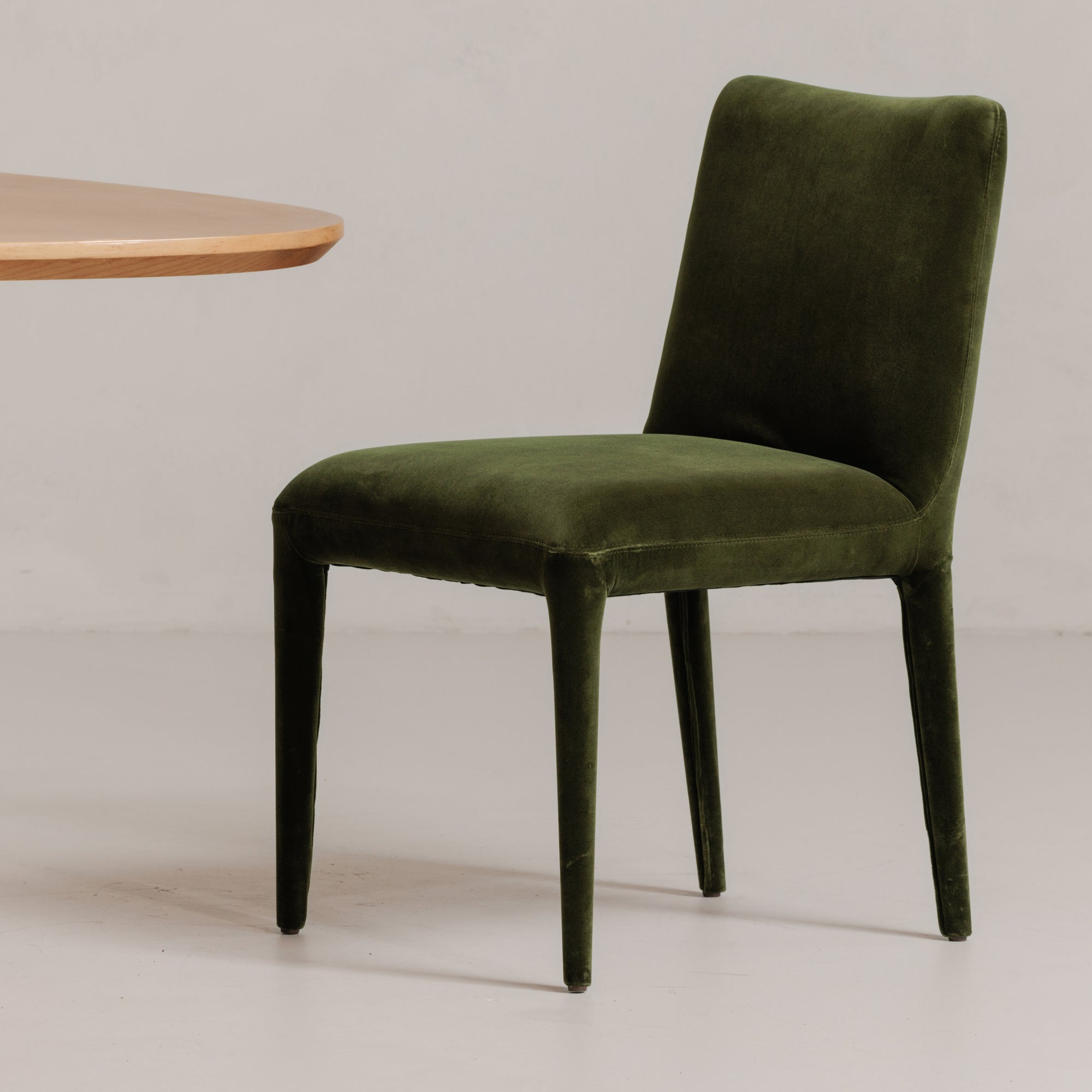 Moes Calla Dining Chair Green Velvet - Set Of Two ME-1062-27