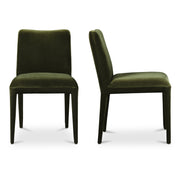 Moes Calla Dining Chair Green Velvet - Set Of Two ME-1062-27