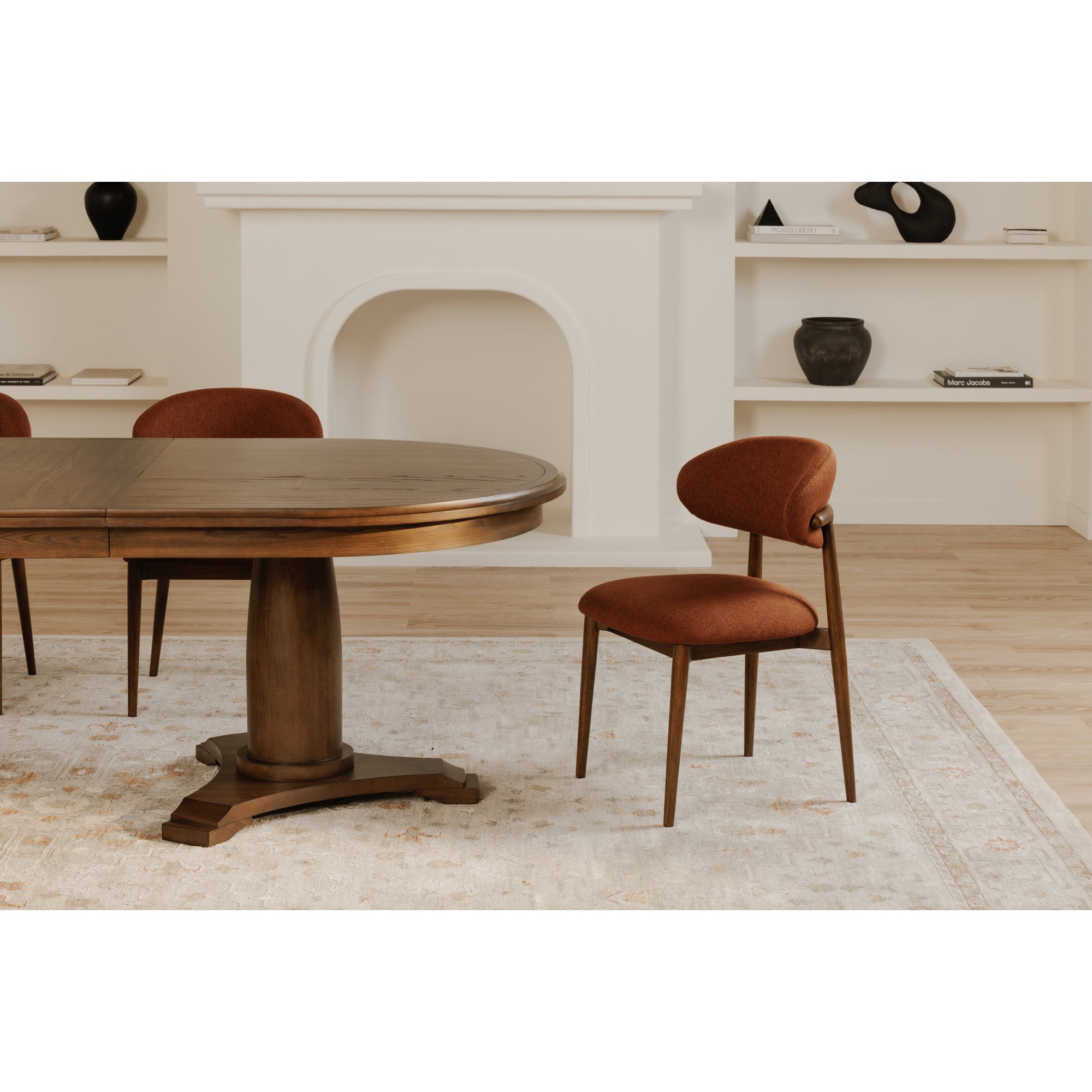 Moes Ellie Dining Chair Rust ME-1069-22