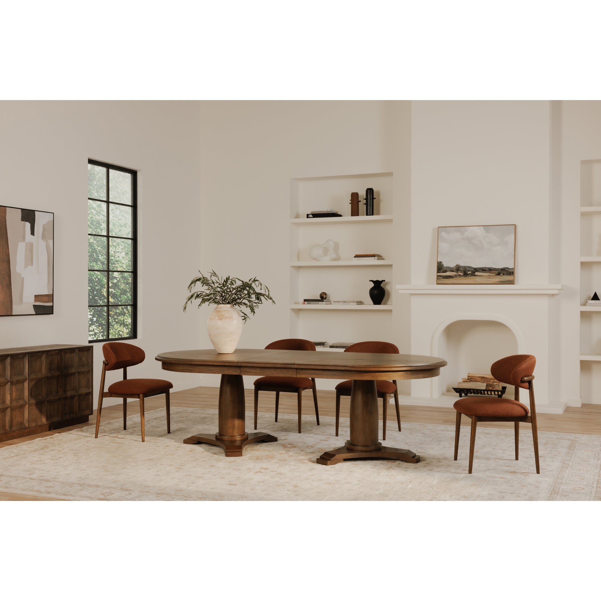 Moes Ellie Dining Chair Rust ME-1069-22