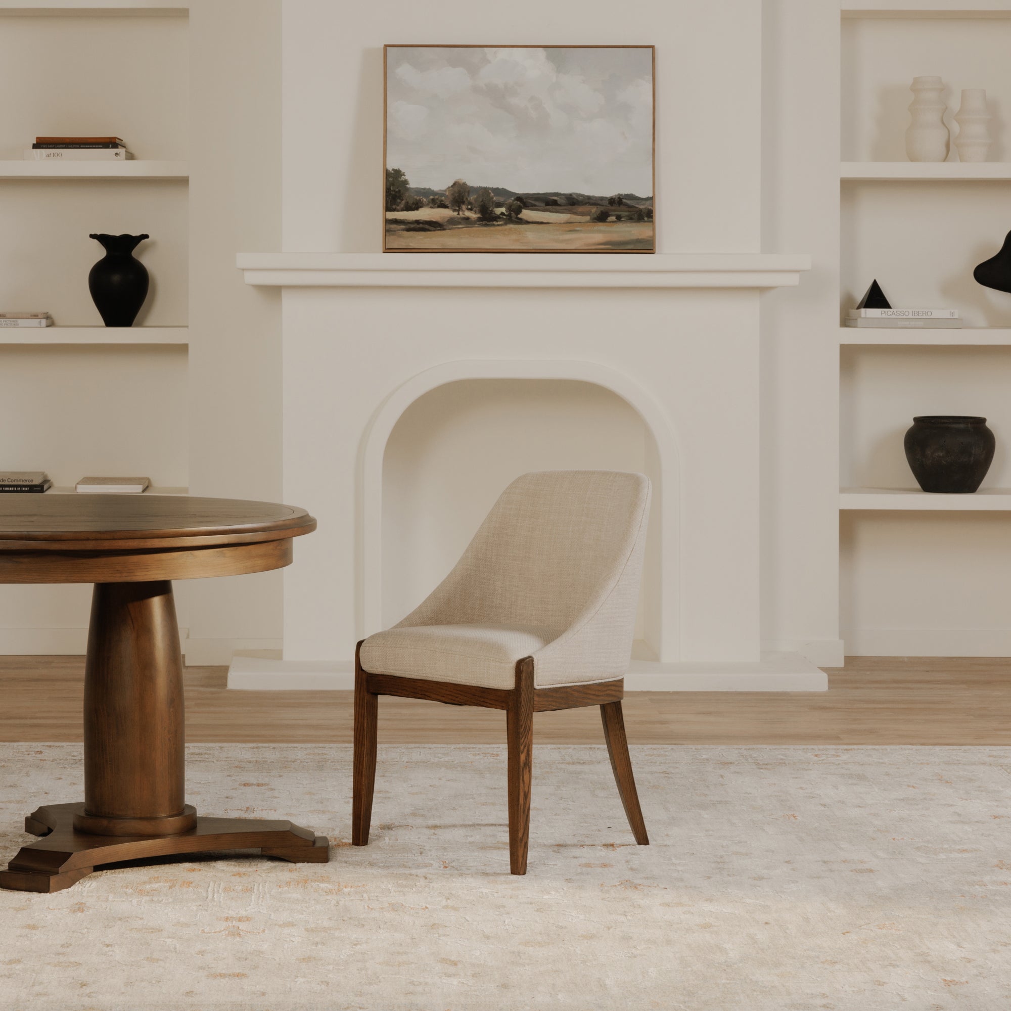Moes Edward Dining Chair Heather Beige ME-1071-34