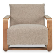 Moes Eckersley Lounge Chair Beige Faux Shearling ME-1073-34