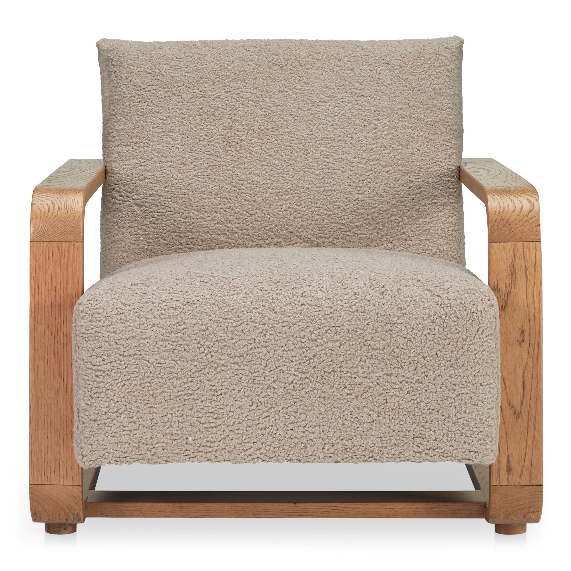 Moes Eckersley Lounge Chair Beige Faux Shearling ME-1073-34