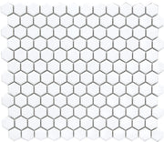 CC Mosaics White Matte (12x12 Hexagon Mosaic (1x1))