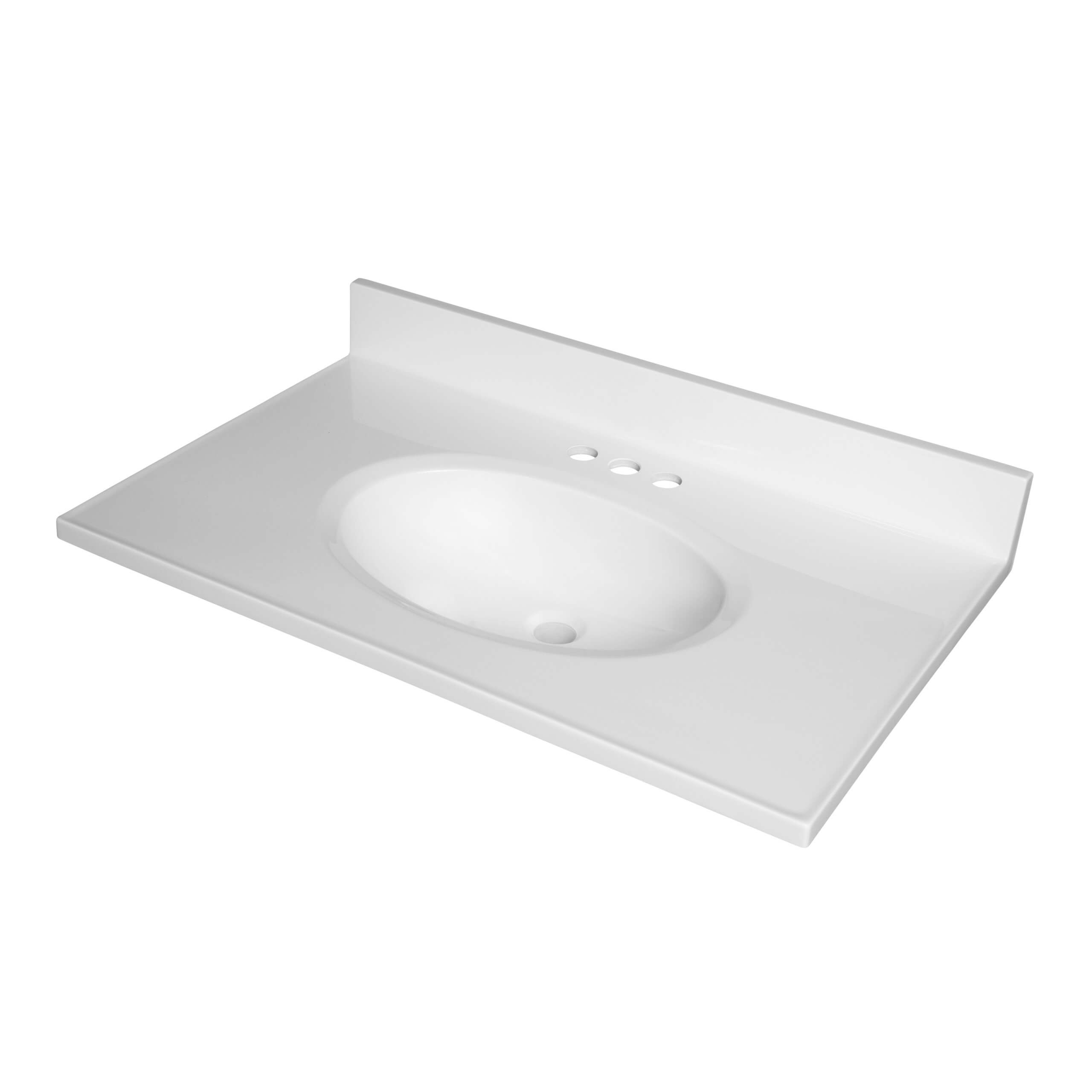 Fine Fixtures Cultured Marble Vanity Sink