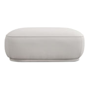 Moes Marion Square Ottoman White MO-1001-18