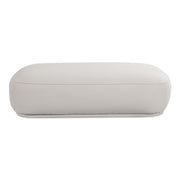 Moes Marion Rectangular Ottoman White MO-1002-18