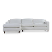 Moes Hutton Left Sectional White MO-1005-05-L-0