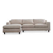 Moes Hutton Left Sectional Beige MO-1005-34-L-0