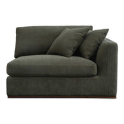 Moes Rue Right Arm Facing Chair Deep Green MO-1008-27