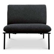Moes Salma Outdoor Accent Chair Speckled Charcoal MO-1012-07