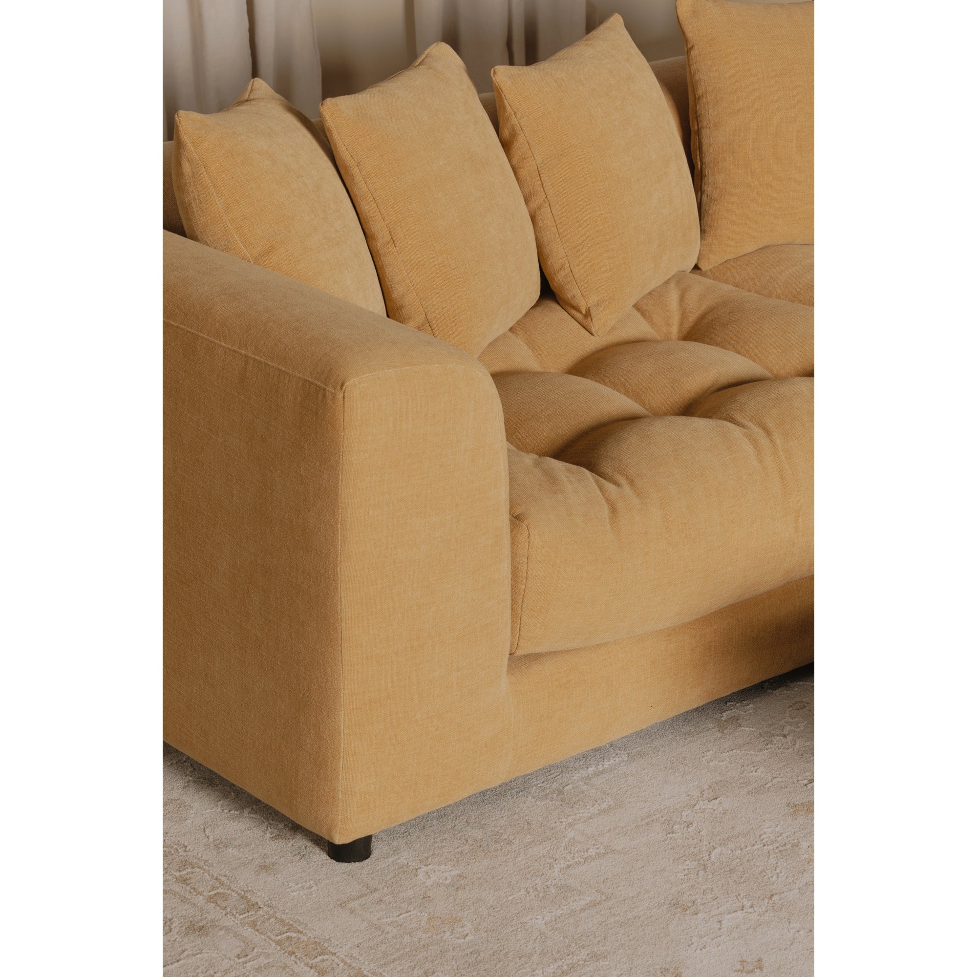 Moes Davie Sofa Golden Yellow MO-1024-09-0