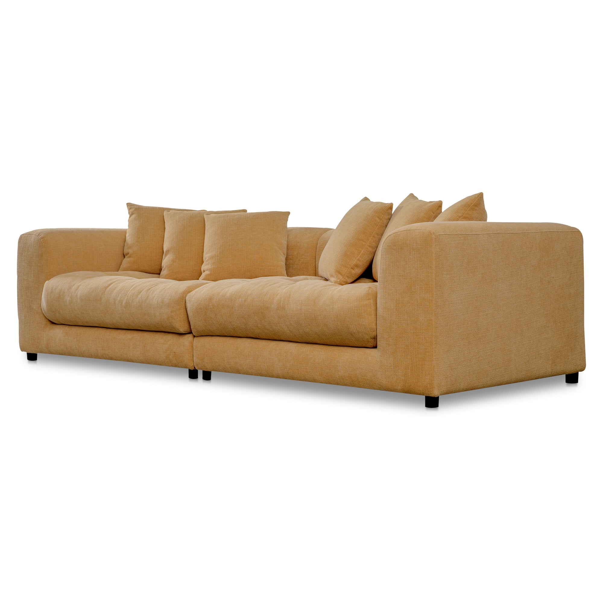 Moes Davie Sofa Golden Yellow MO-1024-09-0