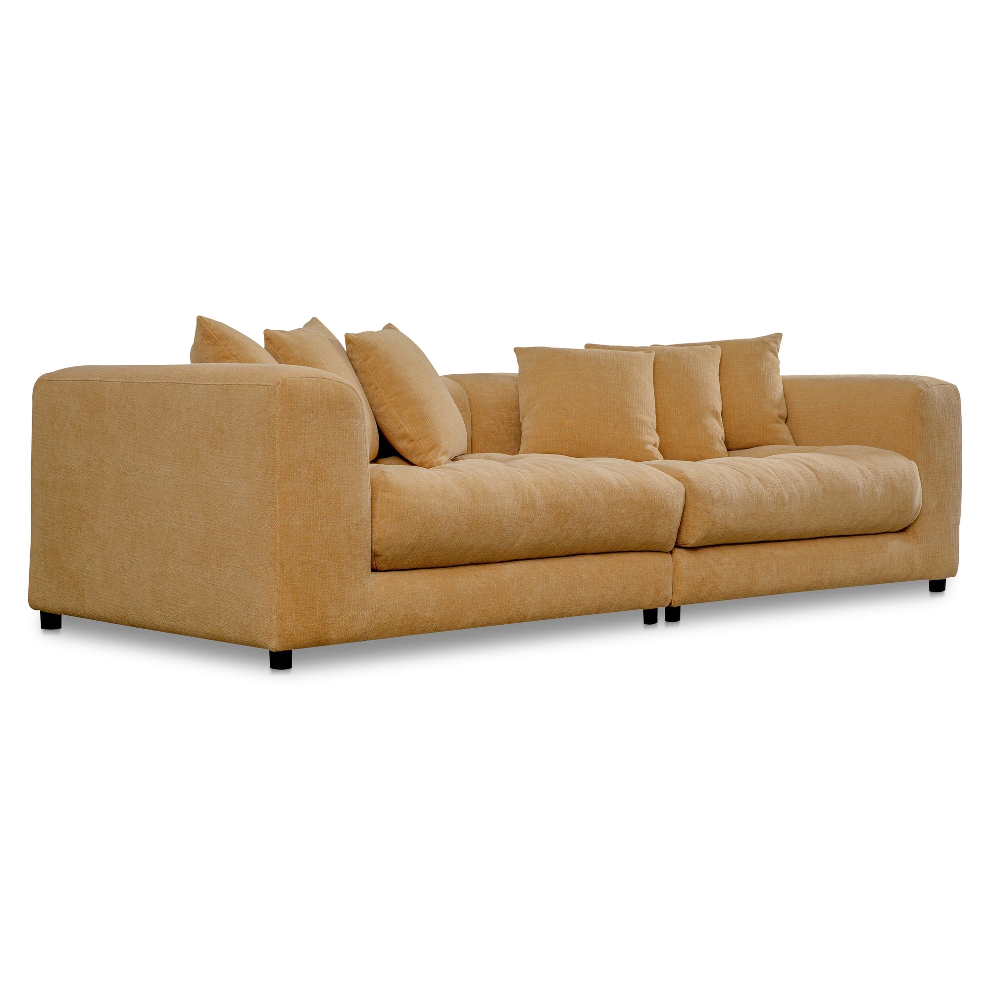 Moes Davie Sofa Golden Yellow MO-1024-09-0