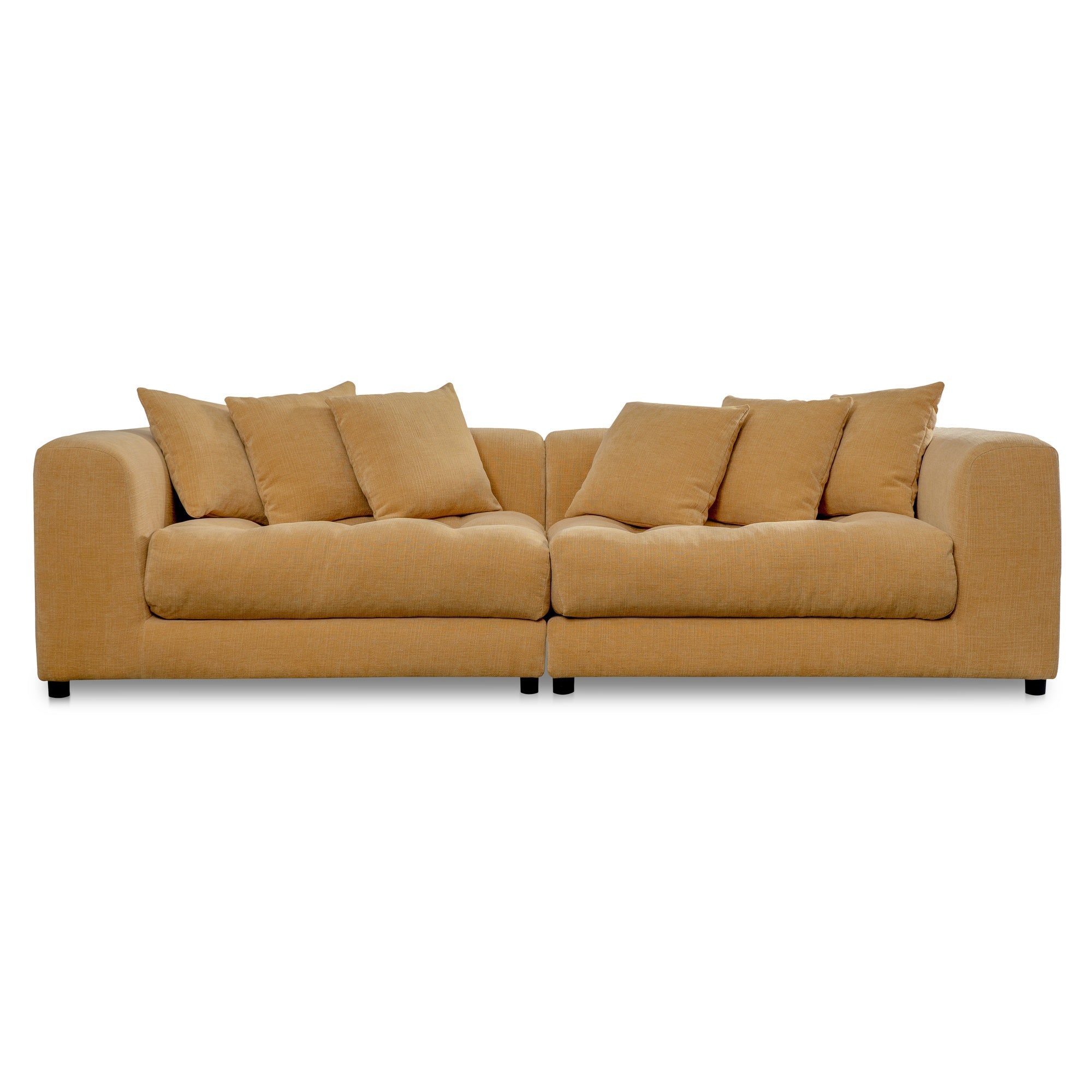 Moes Davie Sofa Golden Yellow MO-1024-09-0