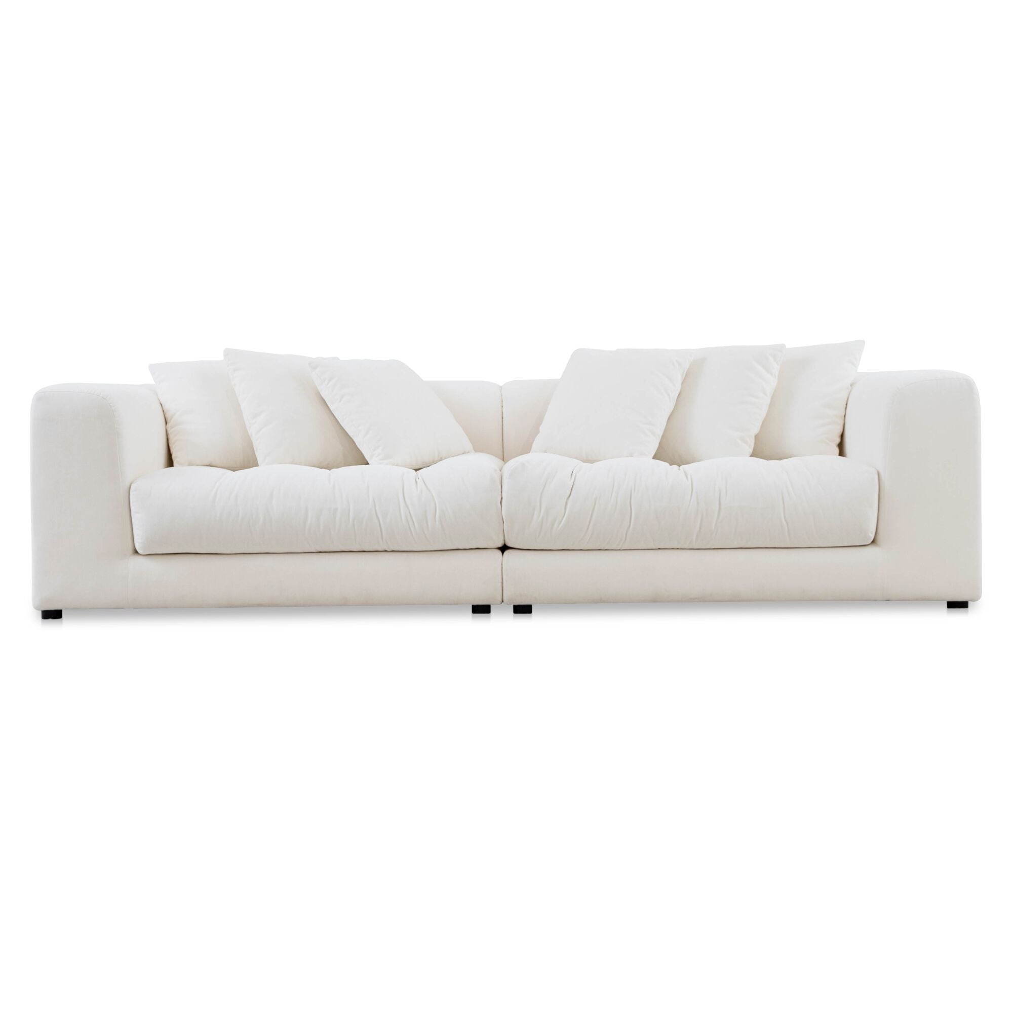 Moes Davie Sofa Warm White MO-1024-18-0