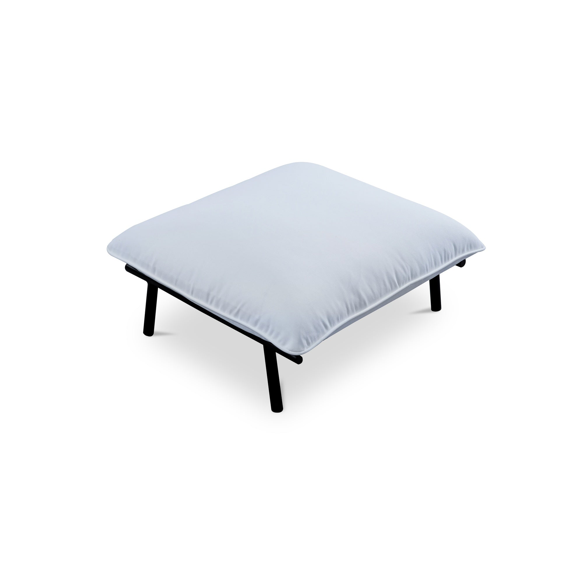 Moes Morgan Outdoor Ottoman White MO-1026-18
