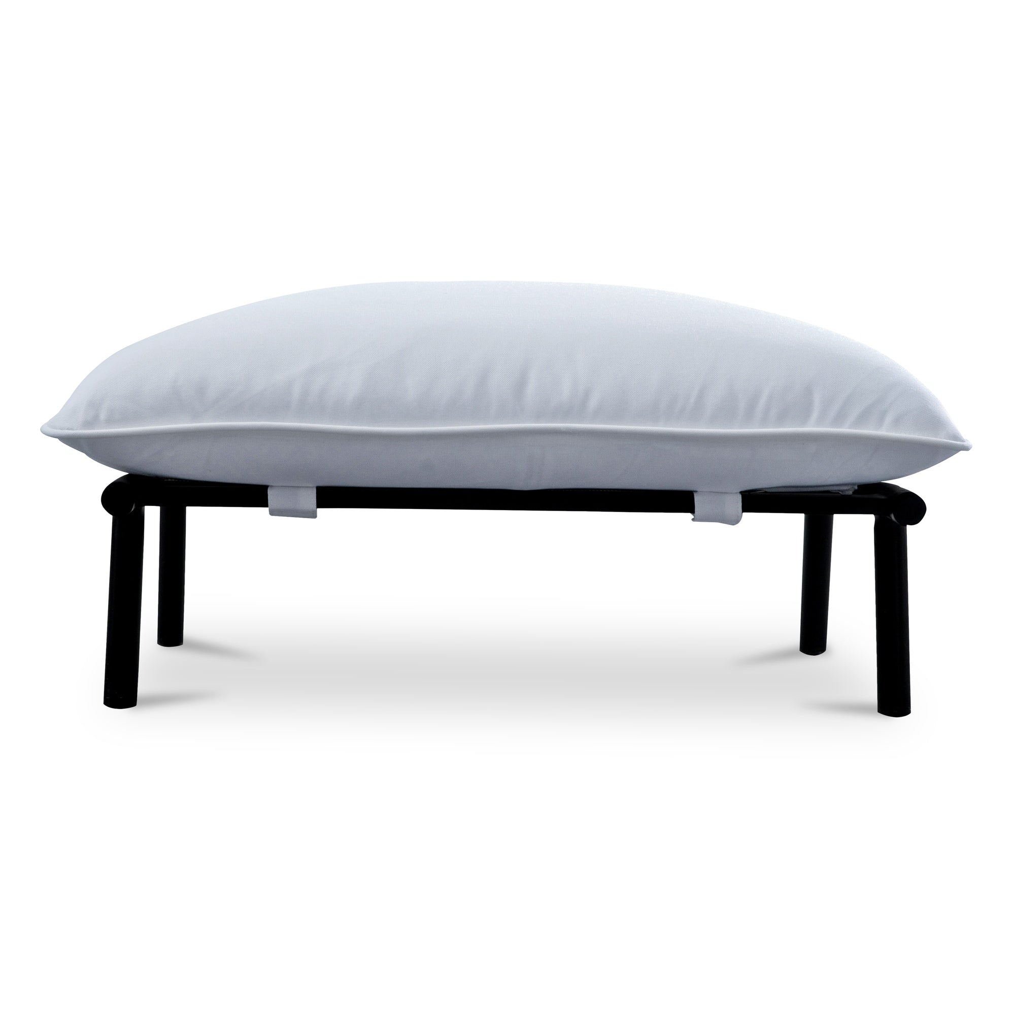 Moes Morgan Outdoor Ottoman White MO-1026-18