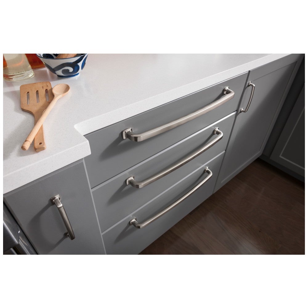 Hardware Resources 96 mm Center-to-Center Satin Nickel Belcastel 1 Cabinet Pull