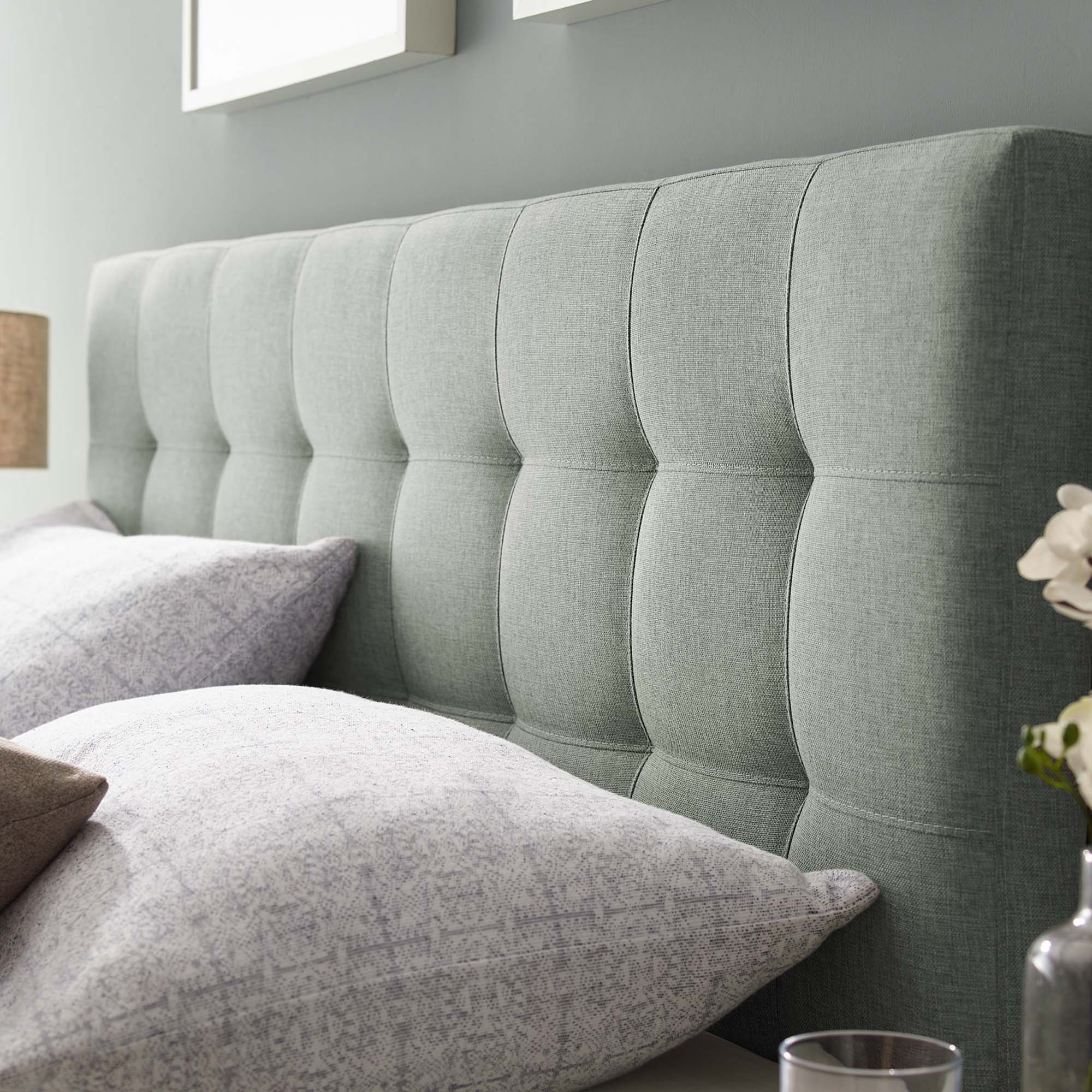 Modway Lily Upholstered Fabric King Headboard
