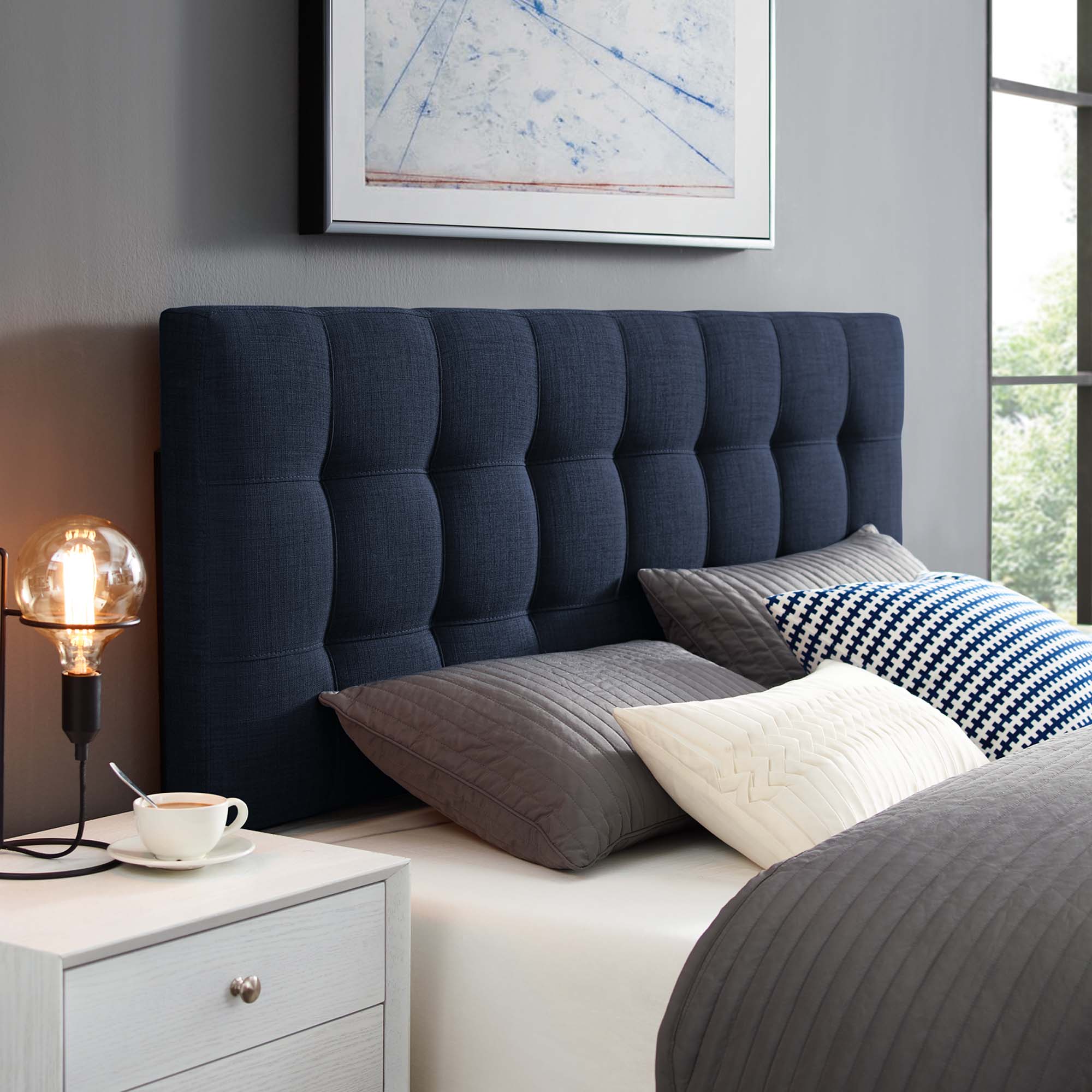 Modway Lily Upholstered Fabric King Headboard