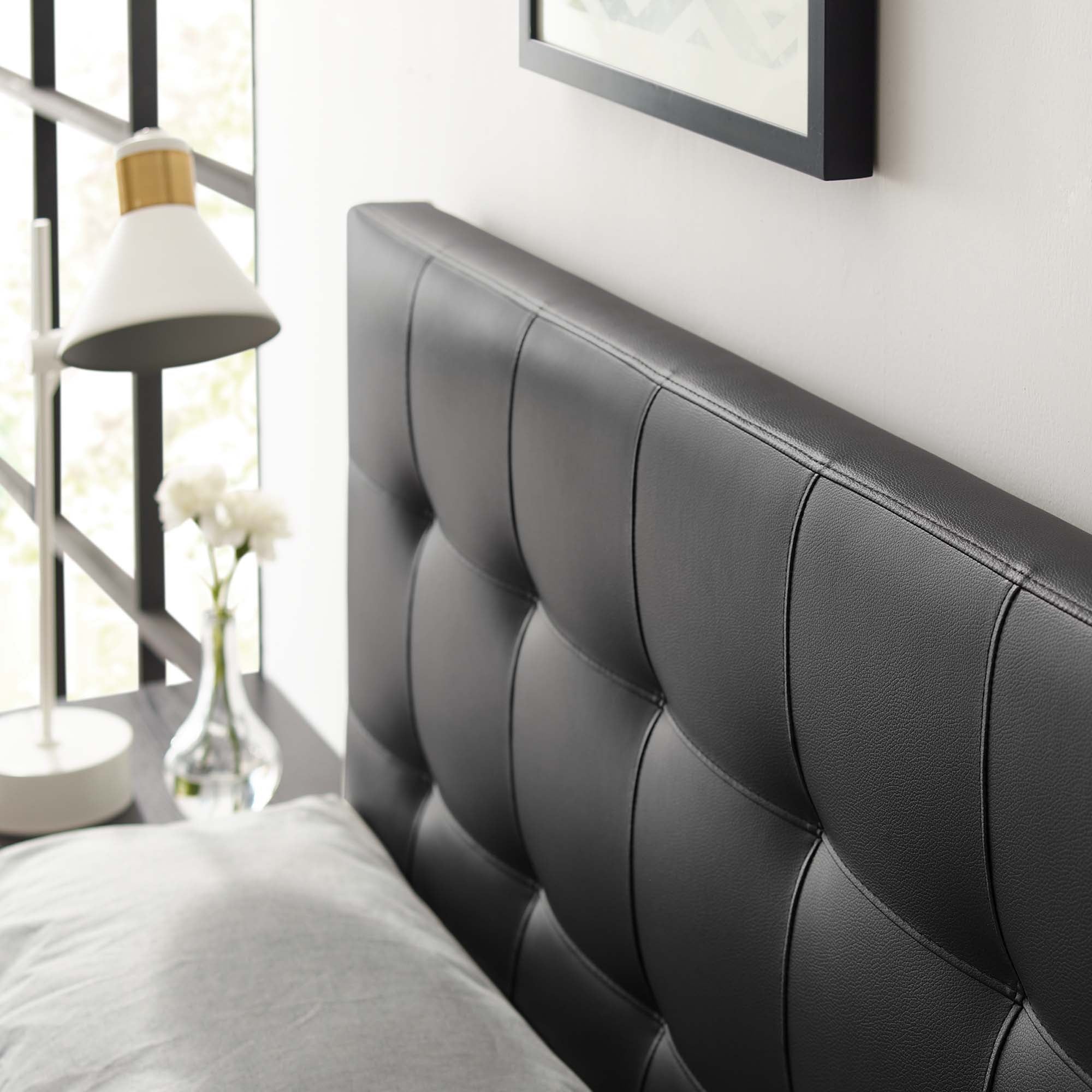 Modway Lily Upholstered Vinyl King Headboard
