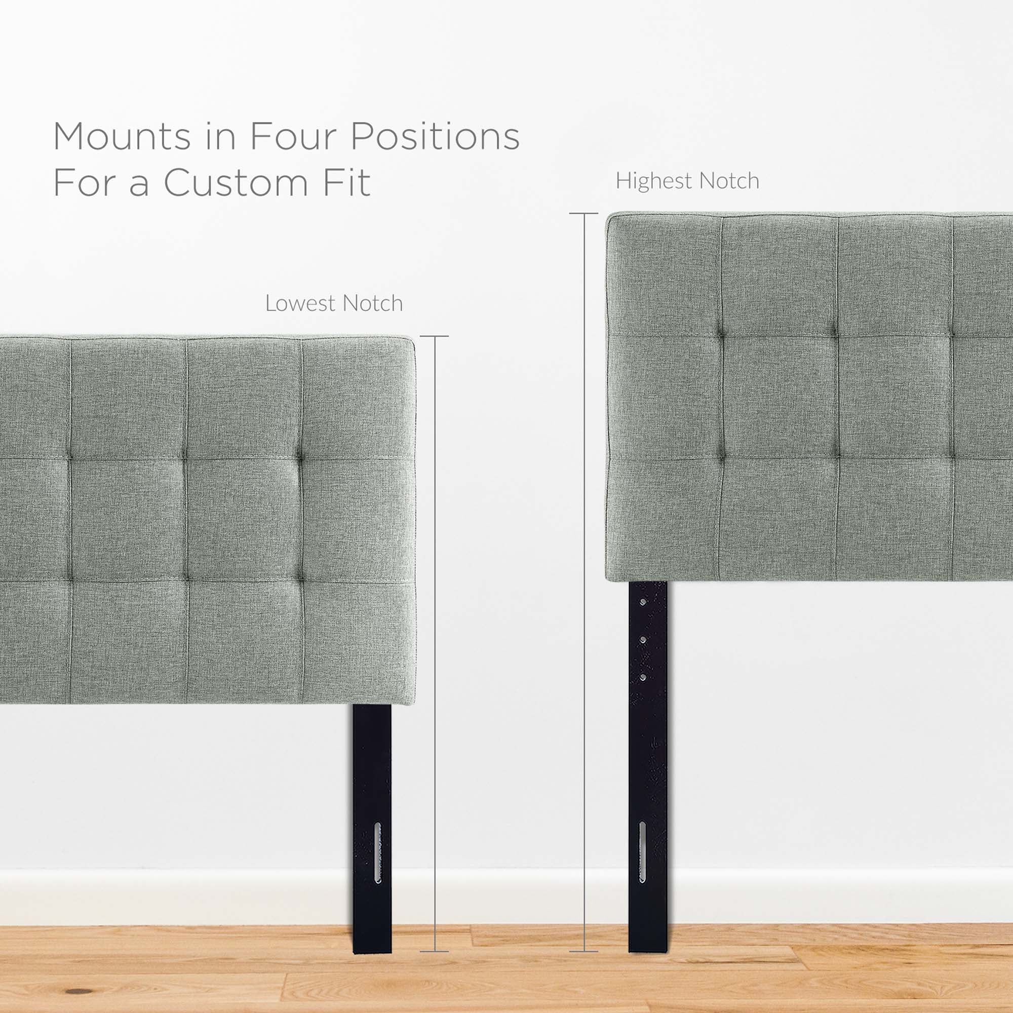 Modway Lily Upholstered Fabric Twin Headboard