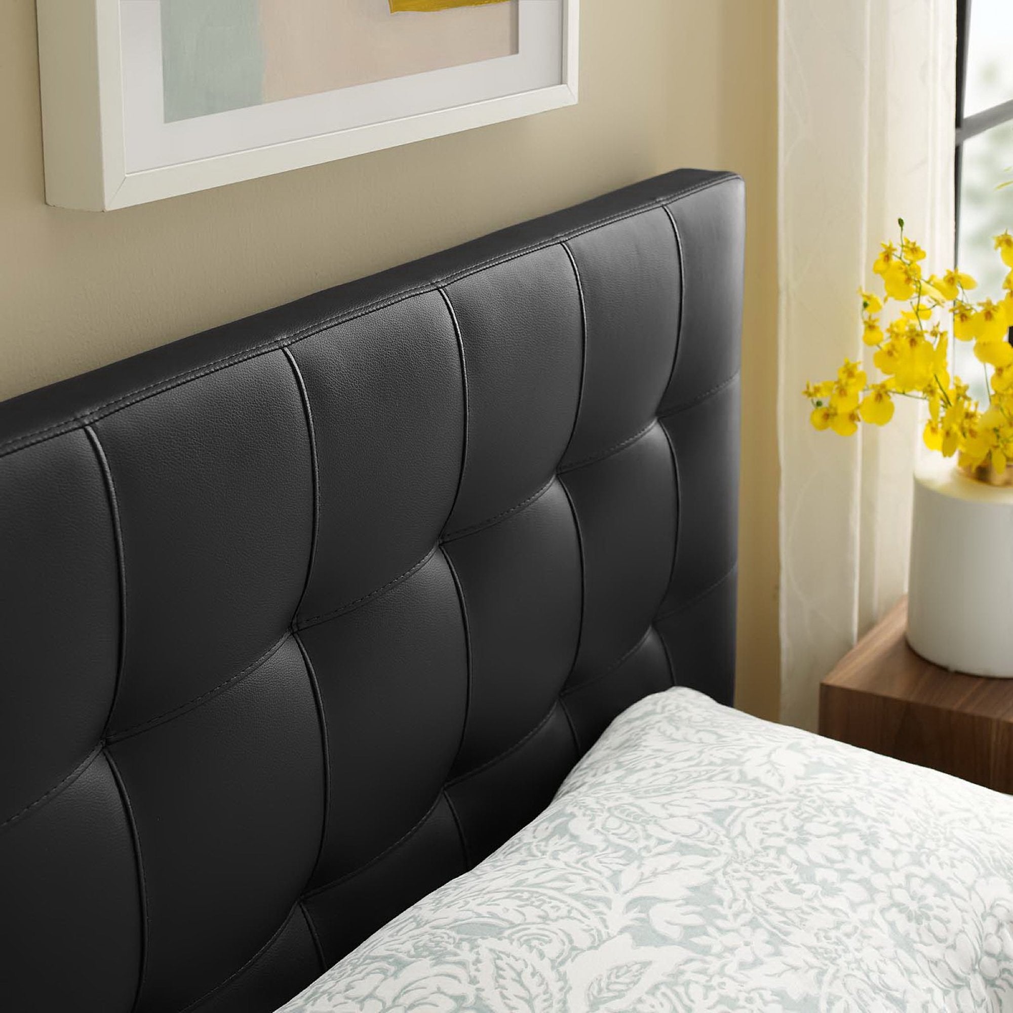 Modway Lily Upholstered Vinyl Twin Headboard