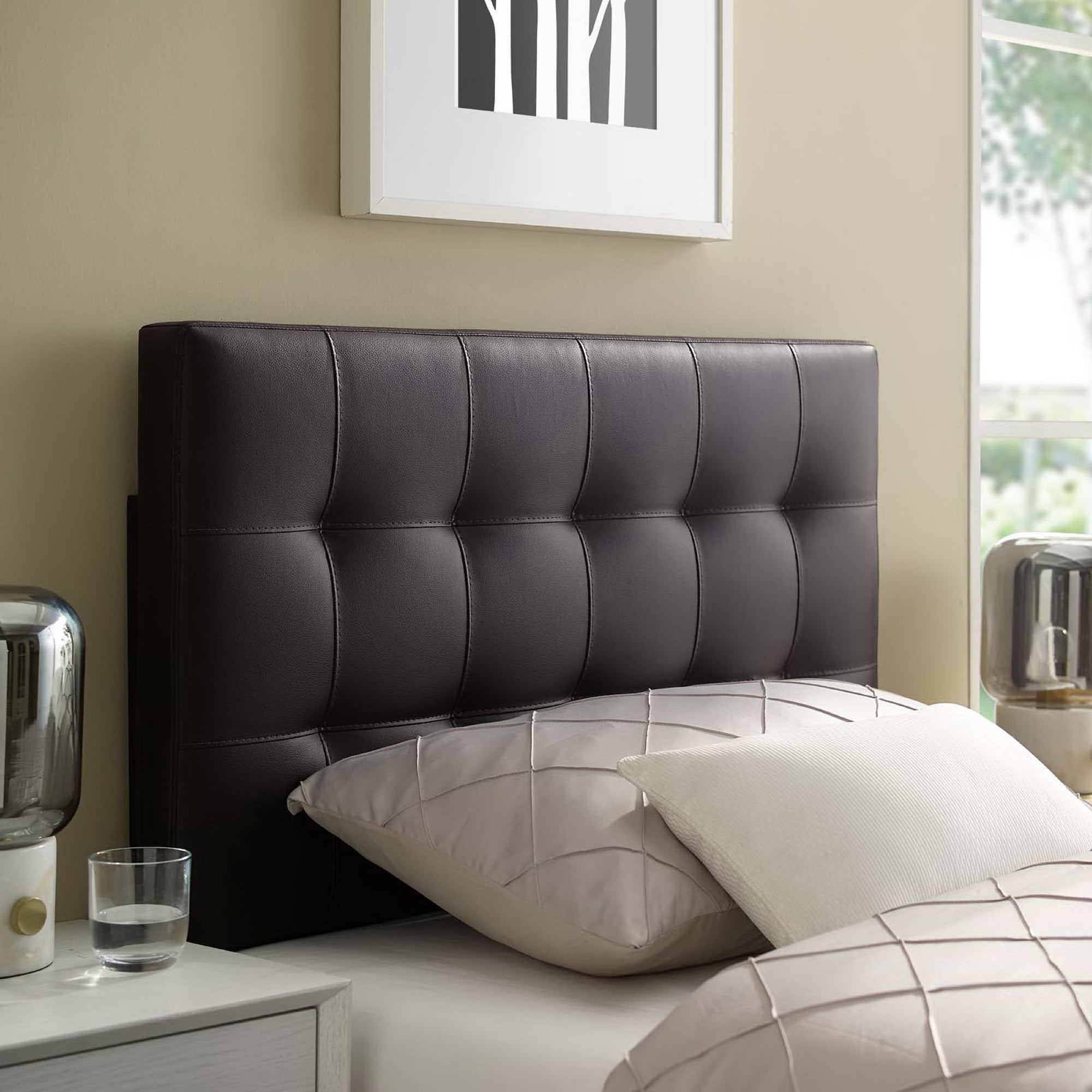 Modway Lily Upholstered Vinyl Twin Headboard