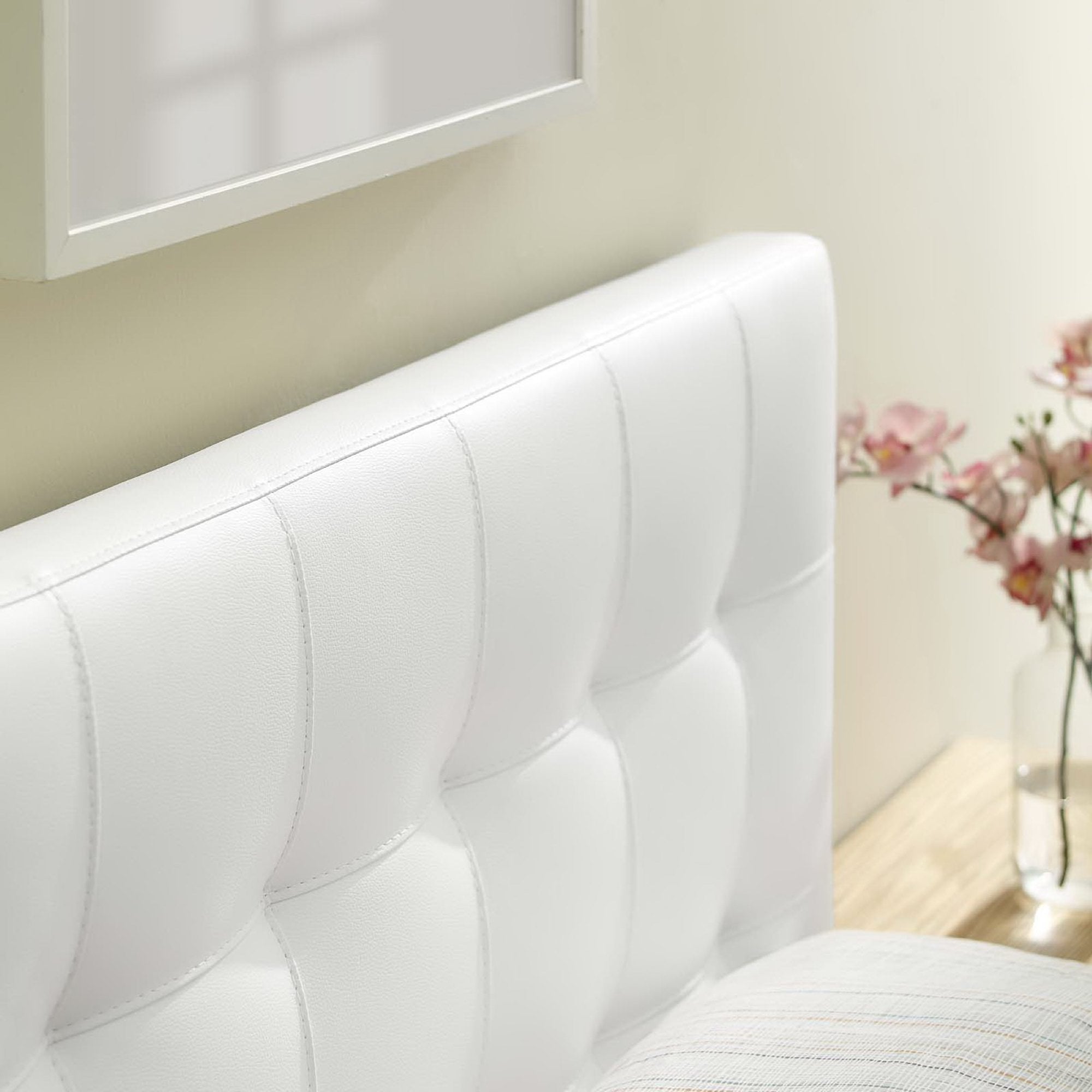 Modway Lily Upholstered Vinyl Twin Headboard