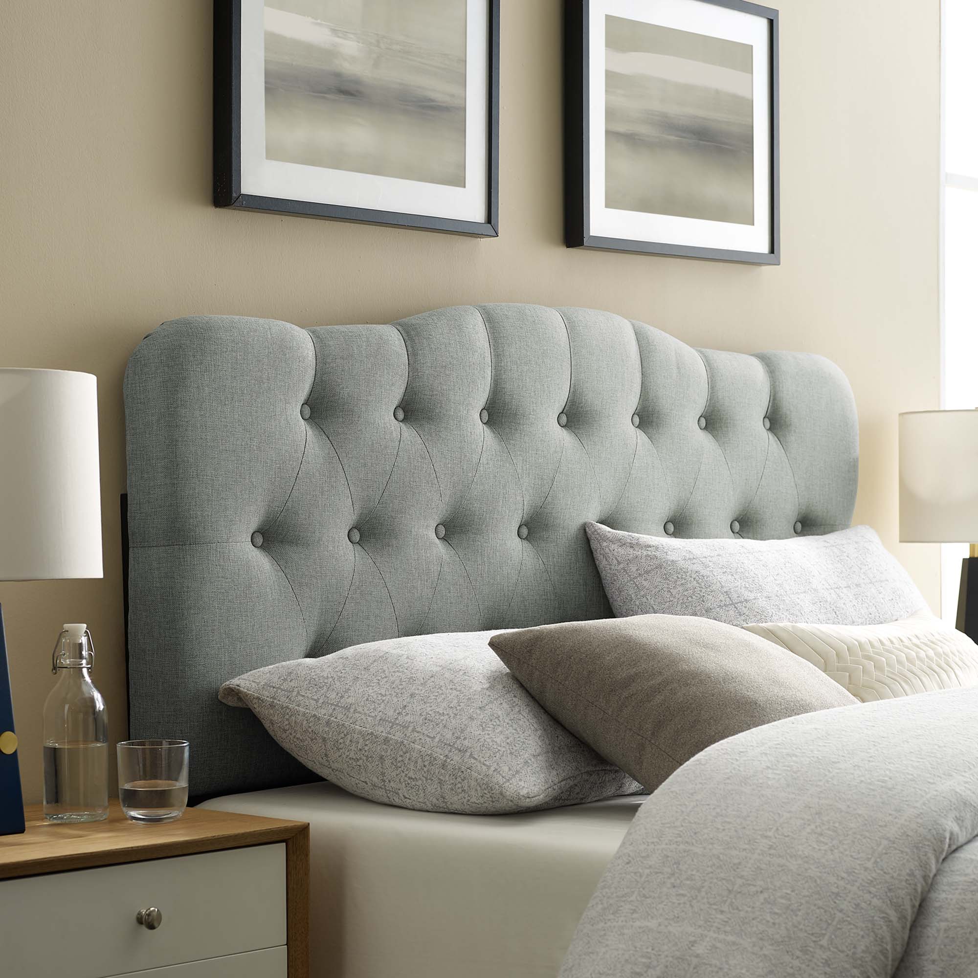Modway Annabel Upholstered Fabric Queen Headboard