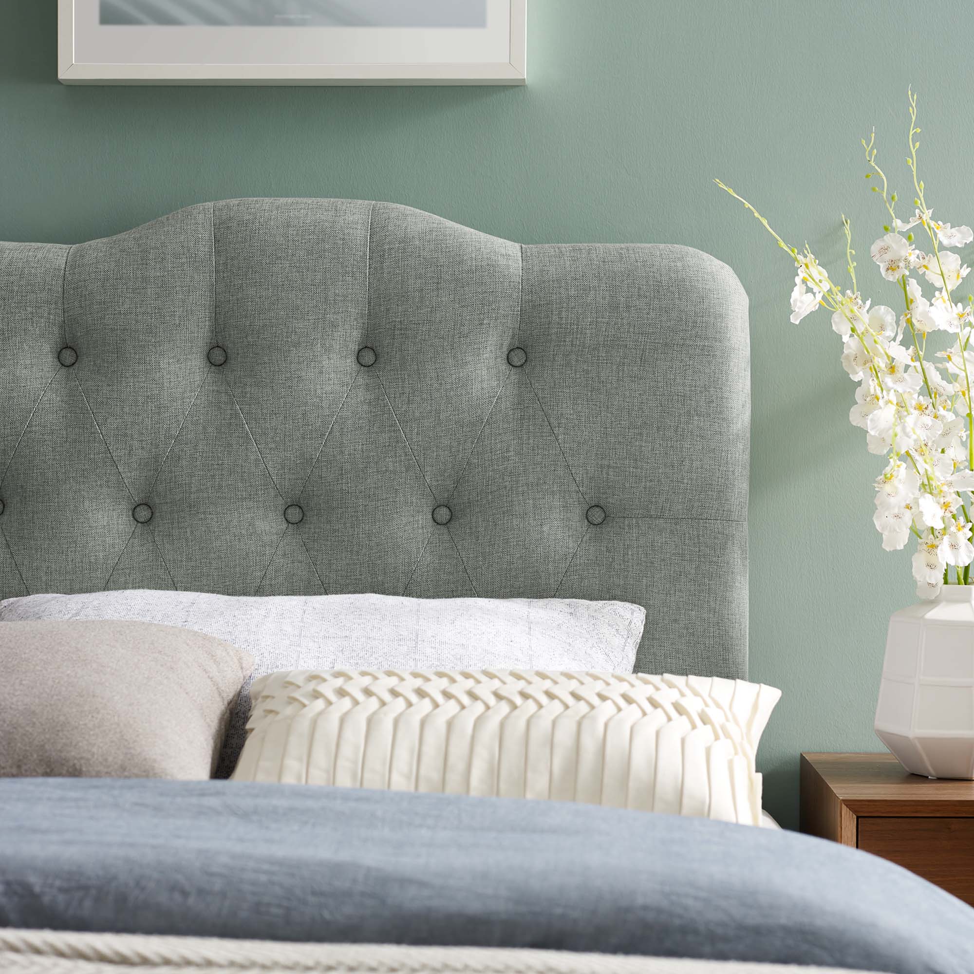 Modway Annabel Upholstered Fabric Twin Headboard