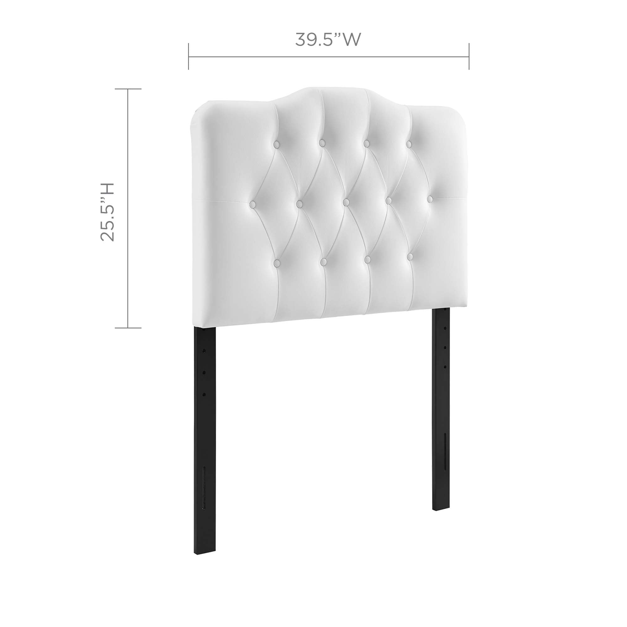 Modway Annabel Upholstered Vinyl Twin Headboard