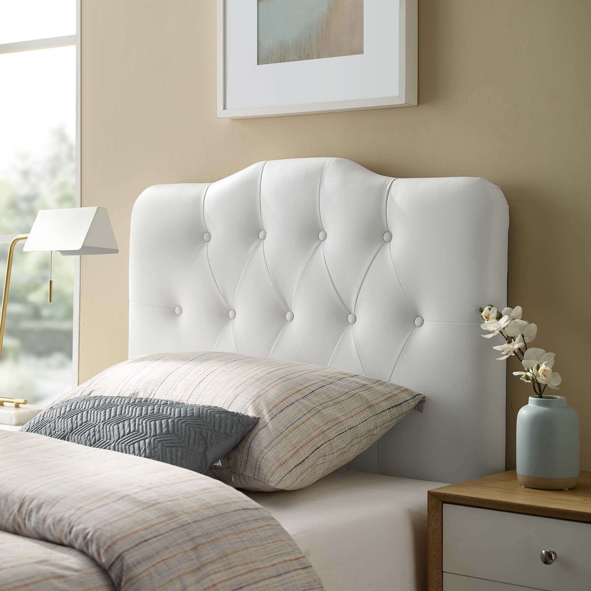 Modway Annabel Upholstered Vinyl Twin Headboard